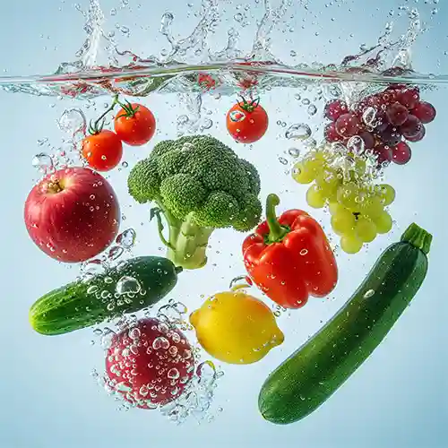 Using Ozone for Washing Fruits And Vegetables.